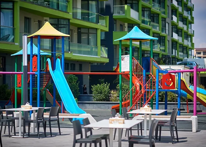 Crazy Sea View 1br Pools Apartamento Mamaia